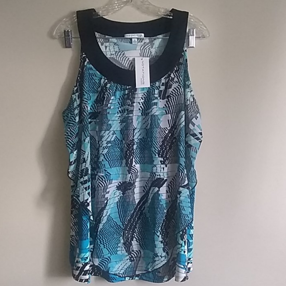 👒 Notations Sleeveless Women's Top